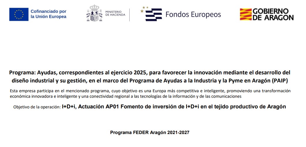 Ayuda para favorecer la innovación mediante el desarrollo del Diseño Industrial y su gestión, programa PAIP - Metrología - Alquiler básculas puentes - Reparación Cartel ayuda PAIP